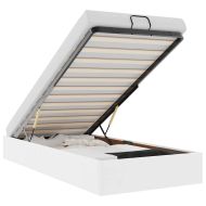 Османска рамка за легло без матрак, 100x200 см, изкуствена кожа