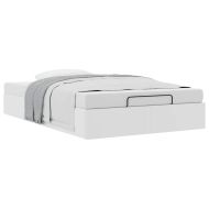 Османска рамка за легло без матрак, 120x200 см, изкуствена кожа