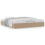 Османска рамка за легло без матрак, 180x200 см, изкуствена кожа