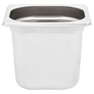 Гастронорм контейнери 8 бр GN 1/6 150 мм неръждаема стомана