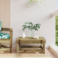 Градинска табуретка, импрегнирана борова дървесина