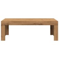 Кафе маса, дъб артизан, 102x50x35 см, инженерно дърво