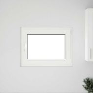 Прозорец за мазе "RISOR" 80x60 см Отварящо-отваряем DIN десен антрацит