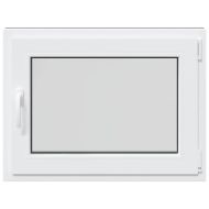 Прозорец за мазе "RISOR" 80x60 см Отварящо-отваряем DIN десен антрацит