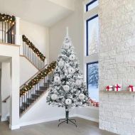 Комплект коледни топки 3 pcs Сребрист Пластмаса