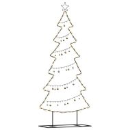 Метално коледно дърво с поставка Черно 180 cm Стомана