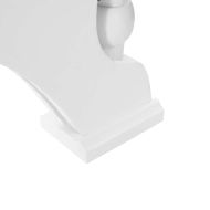 Коледен свещник с 10 LED свещи Бяло 47 x 5 x 29 см