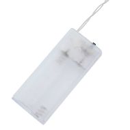 Коледен свещник с 10 LED свещи 3 pcs Бяло 47 x 5 x 29 см