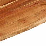 Плот за бюро, 110x80x3,8 см, правоъгълен, акация масив, жив ръб