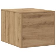 Заграждение за котешка тоалетна 47x59x42 см инженерно дърво