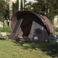 Риболовна палатка за 5 души, кафява, водоустойчива