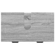 Комплект мебели за баня Сив Сонома Инженерно дърво, Метал