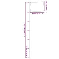 Флаг на Полша и стълб 5,55 м алуминий