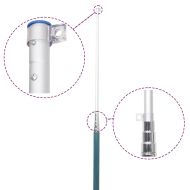 Флаг на Швеция и стълб, 5,55 м, алуминий