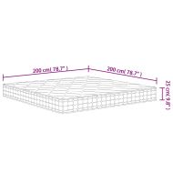 Матрак покет пружини, средна твърдост, 200x200 см