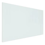 Стъклена подложка за камина, правоъгълна, 100x60 см