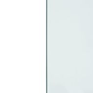 Стъклена подложка за камина, правоъгълна, 100x60 см