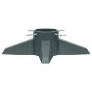 Стойка за коледна елха, зелена, 55,5x55,5x15 см