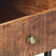 Маса за кафе, 90x50x40 см, грубо акациево дърво