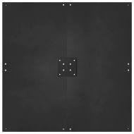 Основа за чадър Черно 100 x 100 x 4 см Стомана