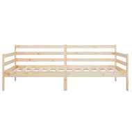 Дневно легло без матрак, 80x200 см, борово дърво масив