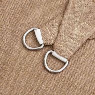 Платно-сенник, 160 г/м², таупе, 2,5x2,5x3,5 м, HDPE