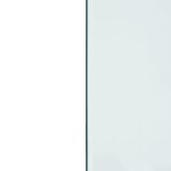 Стъклена подложка за камина, правоъгълна, 120x60 см