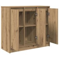 Сайдборд, дъб артизан, 85x34x76 см, инженерно дърво