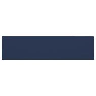 Мивка за баня с преливник, керамична, тъмносиня