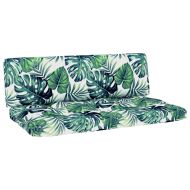 Градинска палетен среден диван сив импрегнирано борово дърво