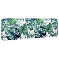 Градинска палетен среден диван черно импрегнирано борово дърво