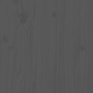 Градински комплект с възглавници, 5 части, сив, дърво масив