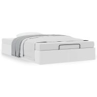 Османска рамка за легло без матрак, 120x190 см, изкуствена кожа