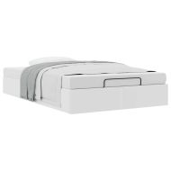 Османска рамка за легло без матрак, 120x190 см, изкуствена кожа