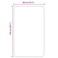 Шаги килим с дълъг косъм, NAVARRA, прашно розов, 80x150 см