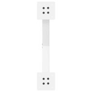 Крака за трапезна маса, X-образни, 2 бр., бели, 50 x (72-73) см, стомана