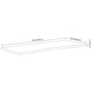 Плот за бюро, 110x60x2,5 см, правоъгълен, масивно дърво акация