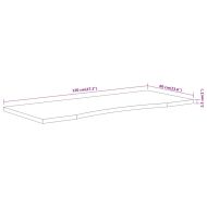 Плот за бюро, 120x60x2,5 см, правоъгълен, масивно дърво акация