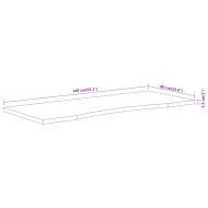 Плот за бюро, 140x60x2,5 см, правоъгълен, масивно дърво акация