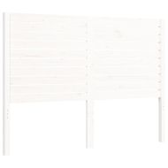 Рамка за легло с табла бяла Double масивно дърво