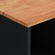 Сайдборд с 2 врати, 80x33x75 см, акациево дърво масив