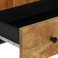 Висок шкаф с чекмедже 60x33x100 см манго масив и желязо