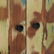 Сайдборд с 4 врати, 60x33x75 см, регенерирано дърво масив