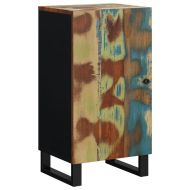 Сайдборд с врата 40x31x75 см масивно регенерирано дърво