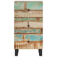 Бюфет с 3 чекмеджета 40x33,5x75 см масивно регенерирано дърво