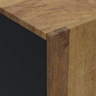 Сайдборд с 4 врати, 60x33x75 см, мангово дърво масив