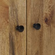 Сайдборд с 4 врати, 60x33x75 см, мангово дърво масив