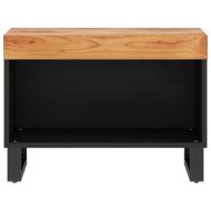 ТВ шкаф, 60x33x43,5 см, масивно акациево дърво