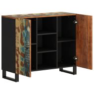 Сайдборд с 2 врати 90x33x75 см масивно регенерирано дърво