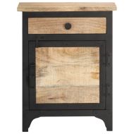 Нощно шкафче, 40x30x50 см, мангово дърво масив